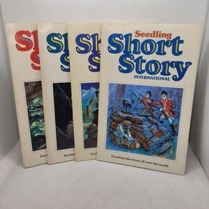 Vintage Seedling Short Story International Book Lot of 4 (33,34,35,36) 1989-1990